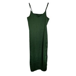 NWT Jack and Jones Garden party slip dress Green Sleeveless Dress size small